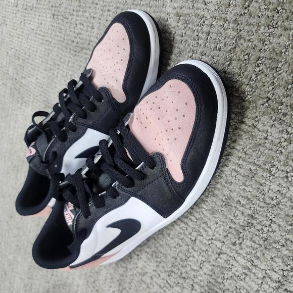 Air Jordan 1 Low Sneakers OG Bleached Coral Black White CZ0790-061 Men's Sz 10
